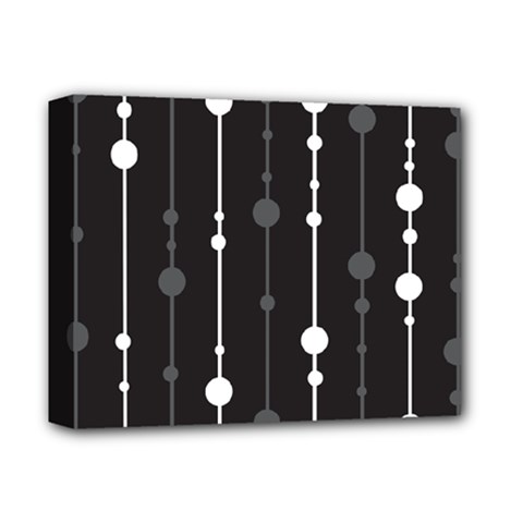 Black And White Pattern Deluxe Canvas 14  X 11 