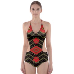 Fiction Cut-out One Piece Swimsuit