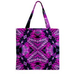 My Magic Eye Zipper Grocery Tote Bag by MRTACPANS