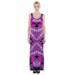 My Magic Eye Maxi Thigh Split Dress by MRTACPANS