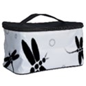 Black and white dragonflies Cosmetic Storage Case View2