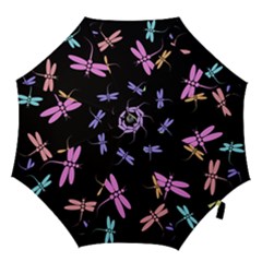 Pastel Dragonflies Hook Handle Umbrellas (medium) by Valentinaart