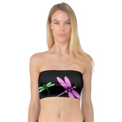 Pastel Dragonflies Bandeau Top