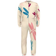 Pastel Dragonflies  Onepiece Jumpsuit (men)  by Valentinaart