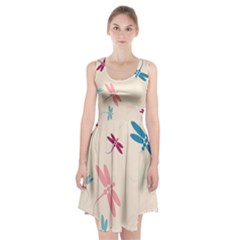 Pastel Dragonflies  Racerback Midi Dress by Valentinaart