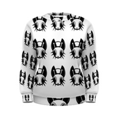 Black And White Fireflies Patten Women s Sweatshirt