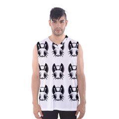 Black And White Fireflies Patten Men s Basketball Tank Top by Valentinaart