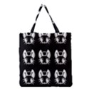 White and black fireflies  Grocery Tote Bag View1