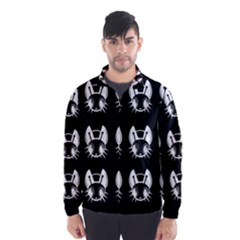 White And Black Fireflies  Wind Breaker (men)