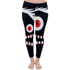 Crazy Monster Winter Leggings  by Valentinaart