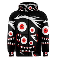 Crazy Monster Men s Zipper Hoodie