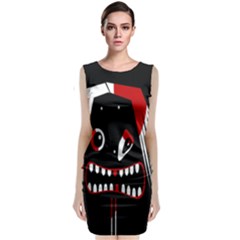 Zombie Face Classic Sleeveless Midi Dress by Valentinaart