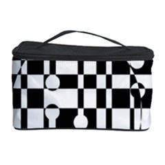 Black and white pattern Cosmetic Storage Case