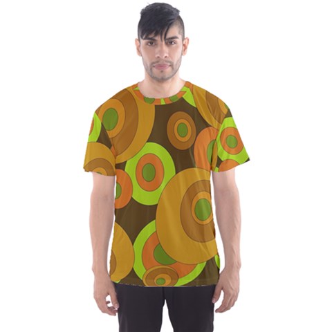 Brown Pattern Men s Sport Mesh Tee by Valentinaart