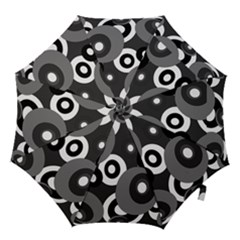 Gray Pattern Hook Handle Umbrellas (medium) by Valentinaart