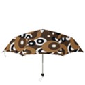 Brown pattern Folding Umbrellas View3