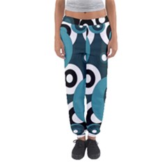 Blue Pattern Women s Jogger Sweatpants by Valentinaart