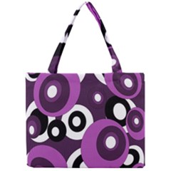 Purple Pattern Mini Tote Bag by Valentinaart