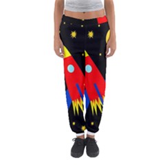 Spaceship Women s Jogger Sweatpants by Valentinaart