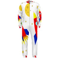 Transparent Spaceship Onepiece Jumpsuit (men)  by Valentinaart