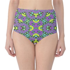 Violet Violin High-waist Bikini Bottoms