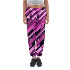 Magenta Pattern Women s Jogger Sweatpants by Valentinaart