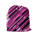 Magenta pattern Drawstring Pouches (Extra Large) View2