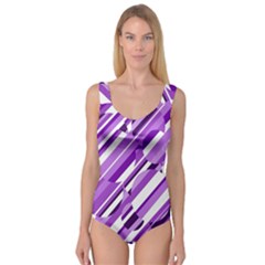 Purple Pattern Princess Tank Leotard  by Valentinaart