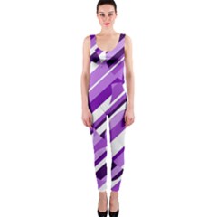 Purple Pattern Onepiece Catsuit by Valentinaart