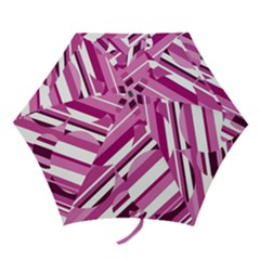 Magenta Pattern Mini Folding Umbrellas by Valentinaart