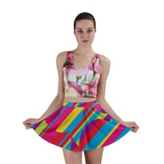 Colorful Summer Pattern Mini Skirt by Valentinaart