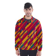 Colorful Hot Pattern Wind Breaker (men) by Valentinaart