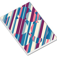 Blue And Pink Pattern Large Memo Pads