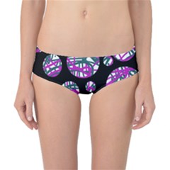 Purple Decorative Design Classic Bikini Bottoms by Valentinaart