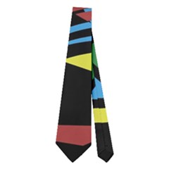 Colorful Decorative Abstrat Design Neckties (two Side)  by Valentinaart