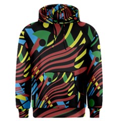 Colorful Decorative Abstrat Design Men s Pullover Hoodie by Valentinaart