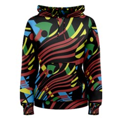 Colorful Decorative Abstrat Design Women s Pullover Hoodie by Valentinaart