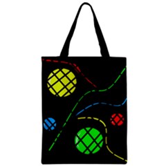 Colorful Design Zipper Classic Tote Bag by Valentinaart