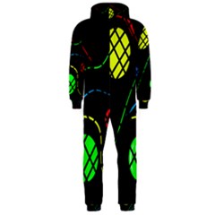 Colorful Design Hooded Jumpsuit (men)  by Valentinaart