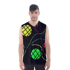 Colorful Design Men s Basketball Tank Top by Valentinaart