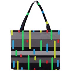 Colorful Pattern Mini Tote Bag by Valentinaart