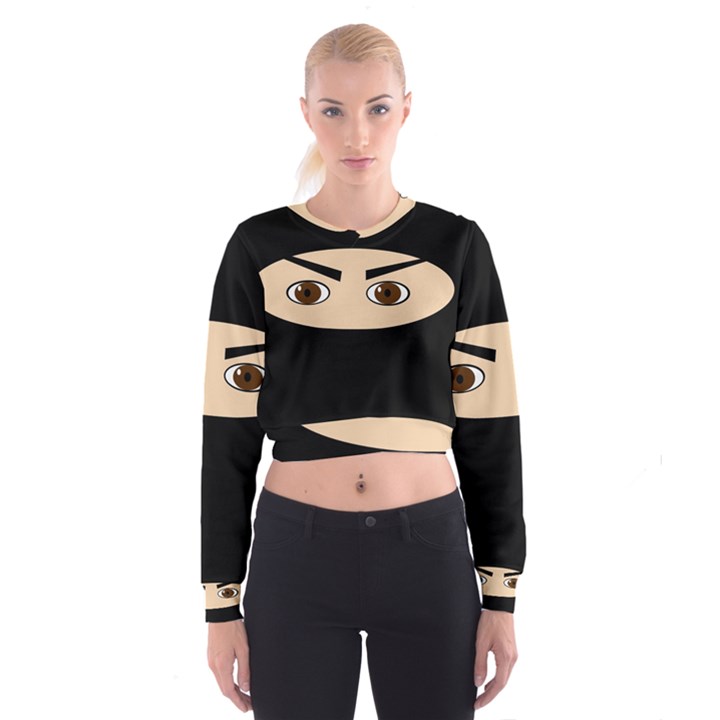 Ninja Women s Cropped Sweatshirt