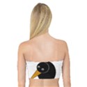 Black and white birds Bandeau Top View2