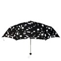 Black and white pattern Folding Umbrellas View3