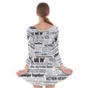 Hillary 2016 Historic Headlines Long Sleeve Skater Dress View2