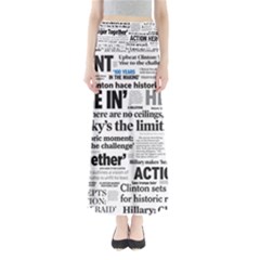 Hillary 2016 Historic Headlines Maxi Skirts by blueamerica