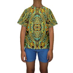 Space Logic Kid s Short Sleeve Swimwear