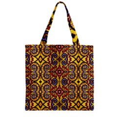 Apart Art Zipper Grocery Tote Bag by MRTACPANS