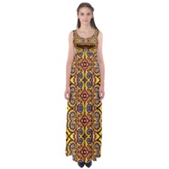 Apart Art Empire Waist Maxi Dress