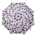 Purple, black and white pattern Hook Handle Umbrellas (Small) View1